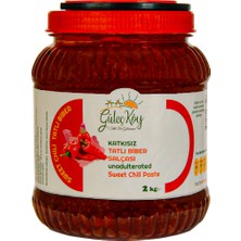 GüleçKöy Organik Tatlı Biber Salçası 2 kg Katkısız Diyarbakır Menşeli Lezzet
