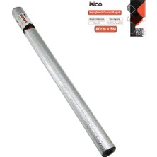 Go İthalat 5mt x 60CM Alüminyum Gümüş Tezgah Üstü Folyo Sticker - Duvar Kağıt Kendinden Yapışkanlı - Eko Dekorasyon - Dayanıklı (5517)