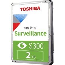 S300 2tb Surveillance HDD – 3.5”, 5400RPM, 128MB Cache, Sata Iıı