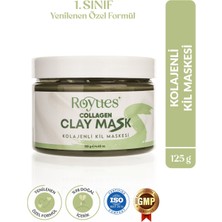 Bucuks Kolajen Kil Maskesi - Leke ve Siyah Nokta Giderici Yüz Maskesi Collagen Clay Mask 125G