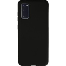 xirshop Samsung Galaxy S20 Kılıf Nano Içi Kadife Silikon - Siyah