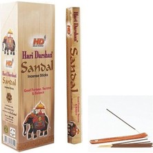 Darshann Sandal Ağaç Kokusu 20 Adet Çubuk Tütsü 1 Adet Kayık Tütsülük Hediye