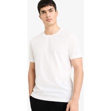 DeFacto Slim Fit Bisiklet Yaka Kısa Kollu Basic Tişört M6608AZ26SP