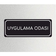 Zafrak Reklam Uygulama Odası - Ofis Departman Kapı Isimliği, Yönlendirme Levhası 24X9 cm