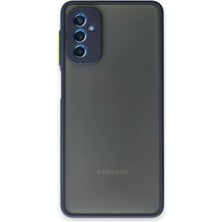 xirshop Samsung Galaxy M52 5g Kılıf Montreal Silikon Kapak - Lacivert