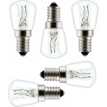 Süppürge Kumtel Ile Uyumlu Ankastre Davlumbaz Buzdolabı Fırın 15 Watt Mini Halojen Ampül 5 Adet