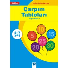 Mavi Kelebek Yayınları Collins Kolay Öğreniyorum  - Çarpım Tabloları Alıştırmalar 1 (5-7 Yaş)