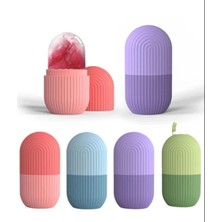 Mucit Home  Silikon Buz Küpü Yüz Masaj Aleti, Cilt Bakımı için Soğuk Terapi Aracı