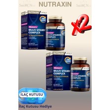 Nutraxin Womens Multi Vitamin Complex 60 Tablet 2`li+Hap Kutusu