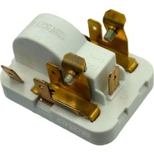 Süppürge Buzdolabı Ile Uyumlu Ptc ve Rölesi Danfoss 220V 103N0021 Bütün Markalar Ile Uyumlu Universal Soğutucu Kompresör Rölesi