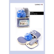 Feyza Design Lüks Spa Banyo Seti: Lif, Jüt Kese, Ponza Taşı ve Banyo Eldiveni