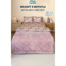 Uysal Yorgan Welsoft 5 Boyutlu Battal Boy Uyku Seti PUDRA