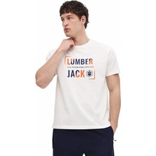 Lumberjack  ml Okına 11ID1-104 6fx Beyaz Erkek T-Shirt A102064755