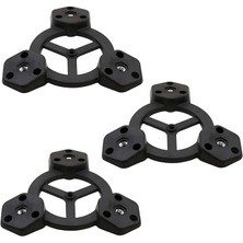 3 Adet Açılı Üçlü Sehpa Bağlantı Aparatı Zigon Puf Tabure Mobilya Masa Ayağı Ayak Takma Tabanı