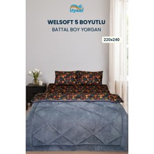 Uysal Yorgan Welsoft 5 Boyutlu Battal Boy Yorgan ANTRASİT