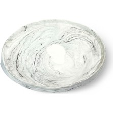 Feyza Design Şık 30 cm Yuvarlak Tepsi, Davet ve Sunumlar Için Ideal Seçim