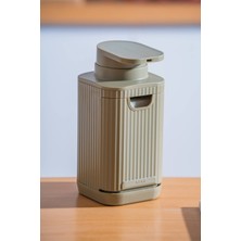 Acar 9255 Snoppy Sünger Hazneli Sıvı Sabunluk Khaki Green - 19 cm