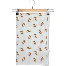 Urfakent Raporlu Ayak Izi Desenli Bebek Battaniyesi – 12 Ay – Uni