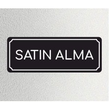 Zafrak Reklam Satın Alma - Ofis Departman Kapı Isimliği, Yönlendirme Levhası 24X9 cm