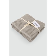 Denizli Çeyiz 2li Kadife Bordürlü Jakarlı 50X90 El Havlusu Spectre