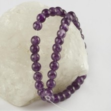 Zero Land Nrzsnt 8 mm Ametist Ceyt Taşı - Mor