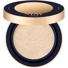 Skygo Mıssha Uzun Süre Kalıcı, Yüksek Kapatıcılık Sağlayan CUSHIONSPF40++15G Stay Cushion (NO.21N