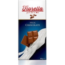 Fiorella Sütlü Çikolata Tablet 80 gr Lezzetli Tatlılık İçin Özel Seçenek 1 Adet