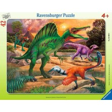 Skygo 42 Parça Büyük Çerçeveli Puzzle Spinosaurus 050949