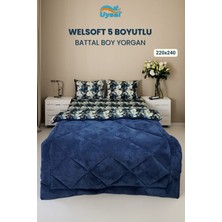 Uysal Yorgan Welsoft 5 Boyutlu Battal Boy Yorgan LACİVERT Ç.