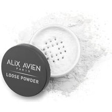 Skygo Alıx Avıen Ipeksi Toz Pudra - Sabitleyici Etki Mat Bitiş - Loose Powder 01 Transparent