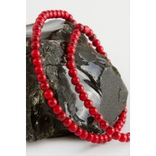 Zero Land Nrzsnt 4 mm Turkuaz Taşı - Kırmızı