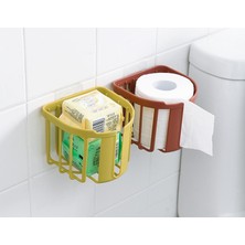 Urfakent Yapışkanlı Çok Fonksiyonlu Banyo Organizeri Beyaz