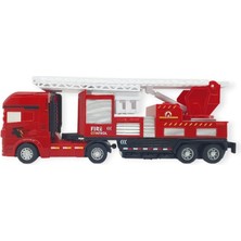 Fantastik Store Metal Itfaiye Arabası - Merdivenli 26CM - 706-45 (Lisinya)