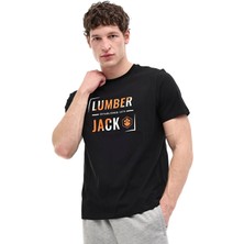 Lumberjack  ml Okına 11ID1-104 6fx Siyah Erkek T-Shirt A102064754