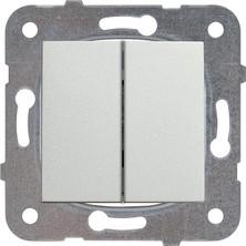 Novella Met Beyaz Komütatör Mekanizma+Düğme Kapak Çabuk Bağlanti Çarpma Karşıtı Çocuk Korumalı