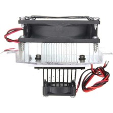 Termo Elektrik Peltier Hava Soğutucu Sistem Dc 12V 6A 60W Mini Klima Buzdolabı Araba Soğuk Hava