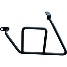 Çanta Demiri, Royal Hunter 350, Motosiklet Çanta Taşıma Aparatı, Siyah Boyalı Metal Boru Büküm (Sol Taraf)