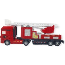 Metal Itfaiye Arabası - Düz Merdivenli 26CM - 706-45 (Lisinya)