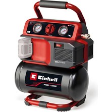 Akülü Kompresör Te-Ac 18/75 Li Of-Solo Power X-Change (18 V, Maks. 8 Bar, 5 L Tank, 75 L/dakika Emiş Kapasitesi, 2x Basıç Göstergesi)