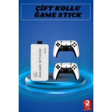 Game Stick 4K Retro Çift Kollu Atari Oyunlari +20000 Oyunlu Konsol Nostalji - Lisinya