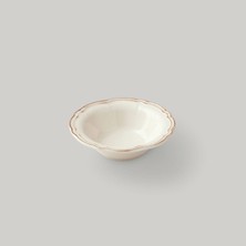 Linens Cinnamon Porselen 17 cm Kase Ekru-Kahve