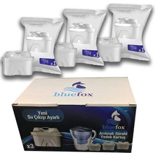 3'lü Arıtmalı Sürahi Filtre Kartuşları - Ayarlanabilir Filtrasyon Hızı, Iyon Değişimli Kireç Azaltıcı, 160 Litre Kapasite, Geri Dönüştürülebilir ve Popüler Sürahilere Uyumlu