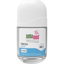Ter Kokusu Önleyici 48 Saat Etkili Hassas Ciltler Için Kadın Erkek Roll-On Deodorant Fresh 50ML
