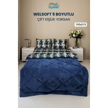 Uysal Yorgan Welsoft 5 Boyutlu Yorgan Çift Kişilik LACİVERT Ç.