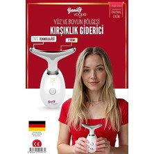 Yüz Sıkılaştırıcı Kırışıklık Giderme Aleti, Çift Çene Azaltıcı Titreşim Masajı Kırışıklıklar Görünüm Giderme ve Yüz Için Cilt Sıkılaştırma, Boyun