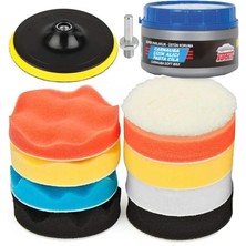 Polisaj Süngeri Pasta Cila Seti 12 Parça Sünger Uv Korumalı Çizik Alıcı Pasta Cila Macunu Seti, Telvesse