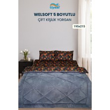 Uysal Yorgan Welsoft 5 Boyutlu Yorgan Çift Kişilik ANTRASİT