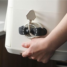 2li Kablo Tutucu Silikon Kordon Sarıcı Kablo Yönetici Klips