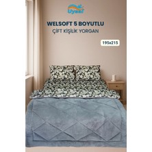 Uysal Yorgan Welsoft 5 Boyutlu Yorgan Çift Kişilik GRİ