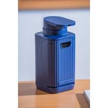 Acar 9255 Snoppy Sünger Hazneli Sıvı Sabunluk Navy Blue - 19 cm